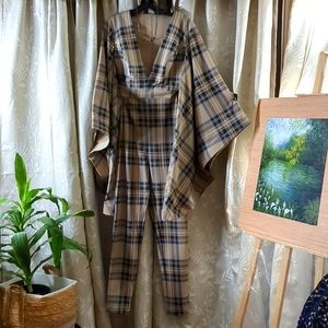 Kimono Sleeve Knit Jumpsuit